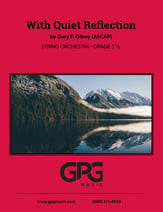 With Quiet Reflection Orchestra sheet music cover